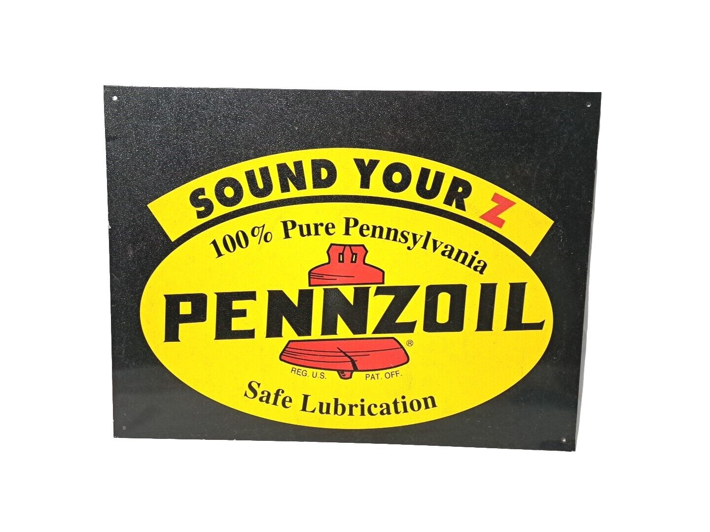 Vintage Pennzoil Reproduction Tin Sign 1999 