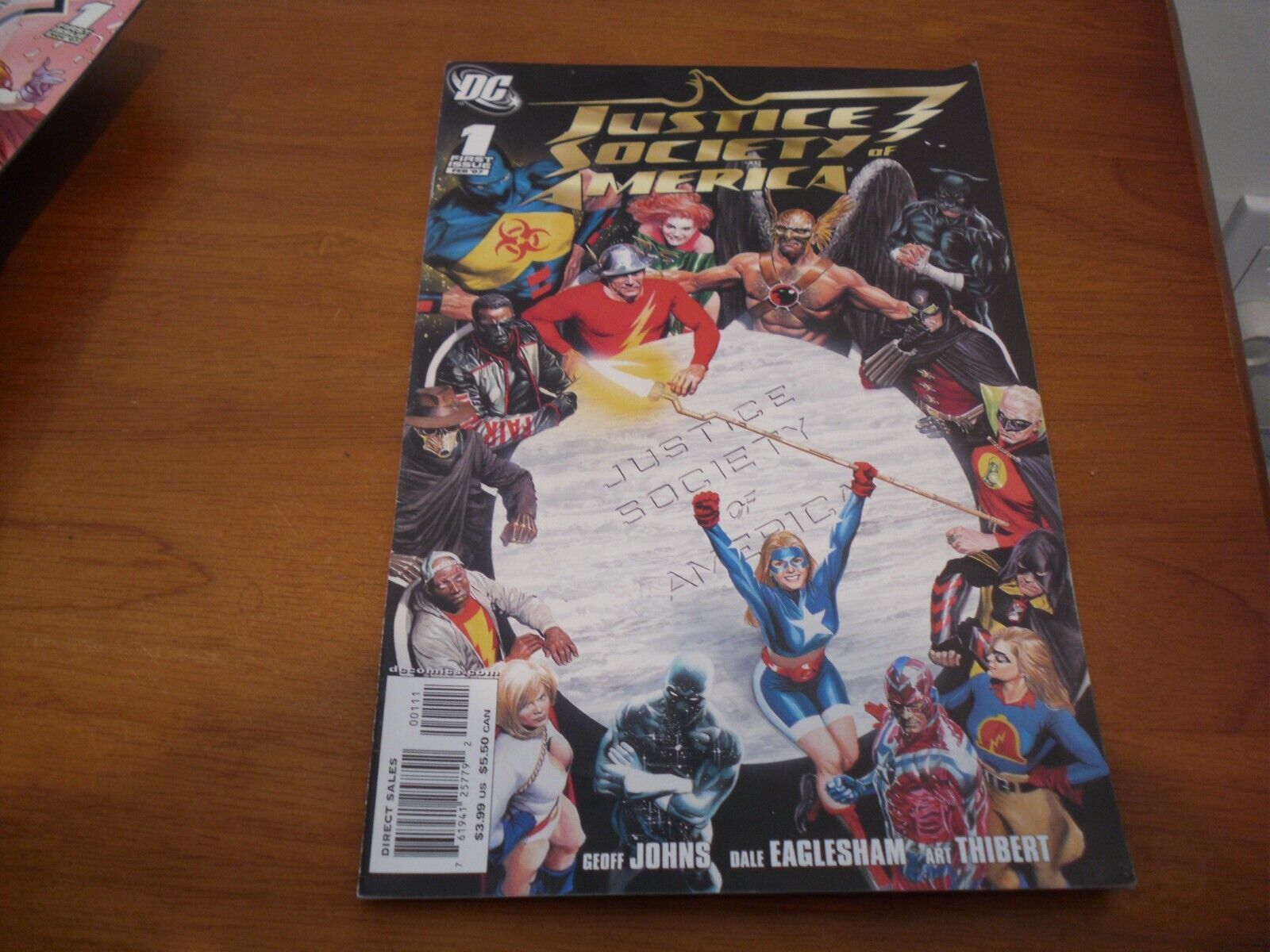 Justice Society Of America #1 DC Comics 2007 1st Appearance of Cyclone   BO