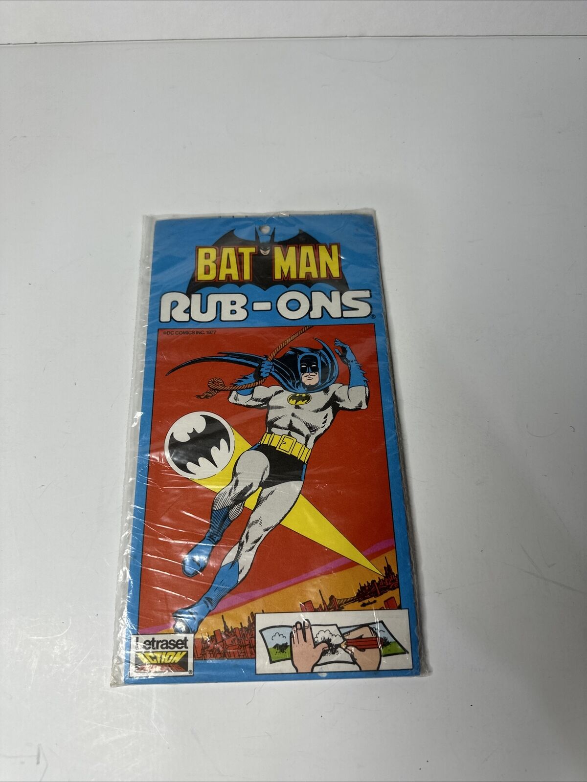 Batman Rub-Ons, Vtg 1977, DC Comics