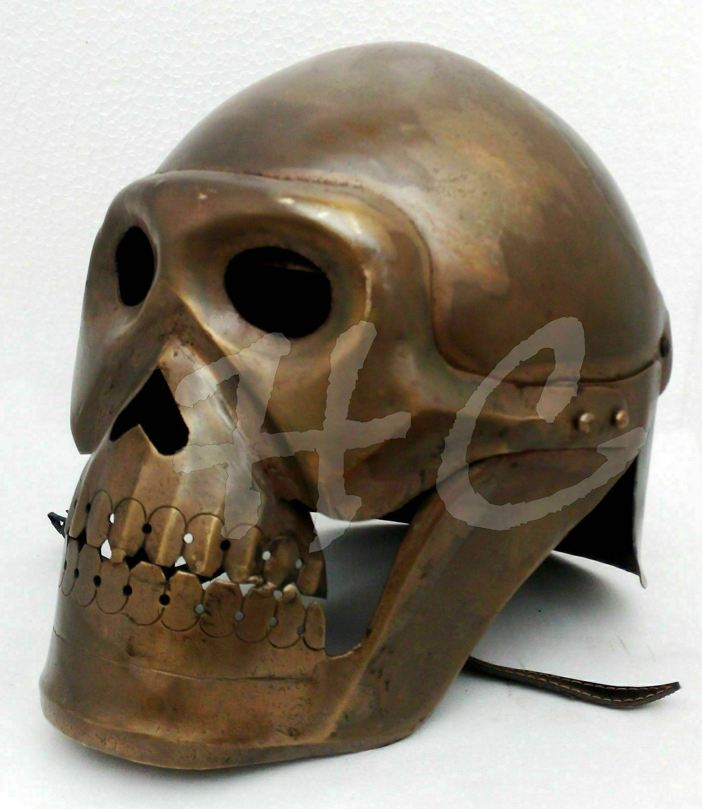 Medieval Skeleton Armour Helmet Viking Mask Spectacle Roman knight helmets