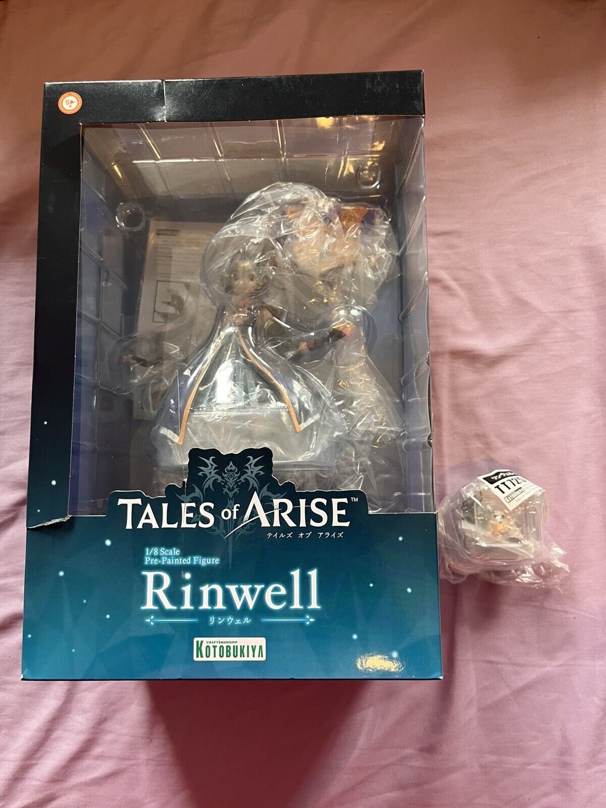 Tales of Arise Rinwell Figure with Bonus Hootle - Collectible in Great Condition