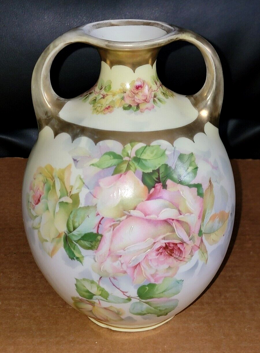 Antique Beyer and Bock Porcelain Vase c.1905-1920 Germany