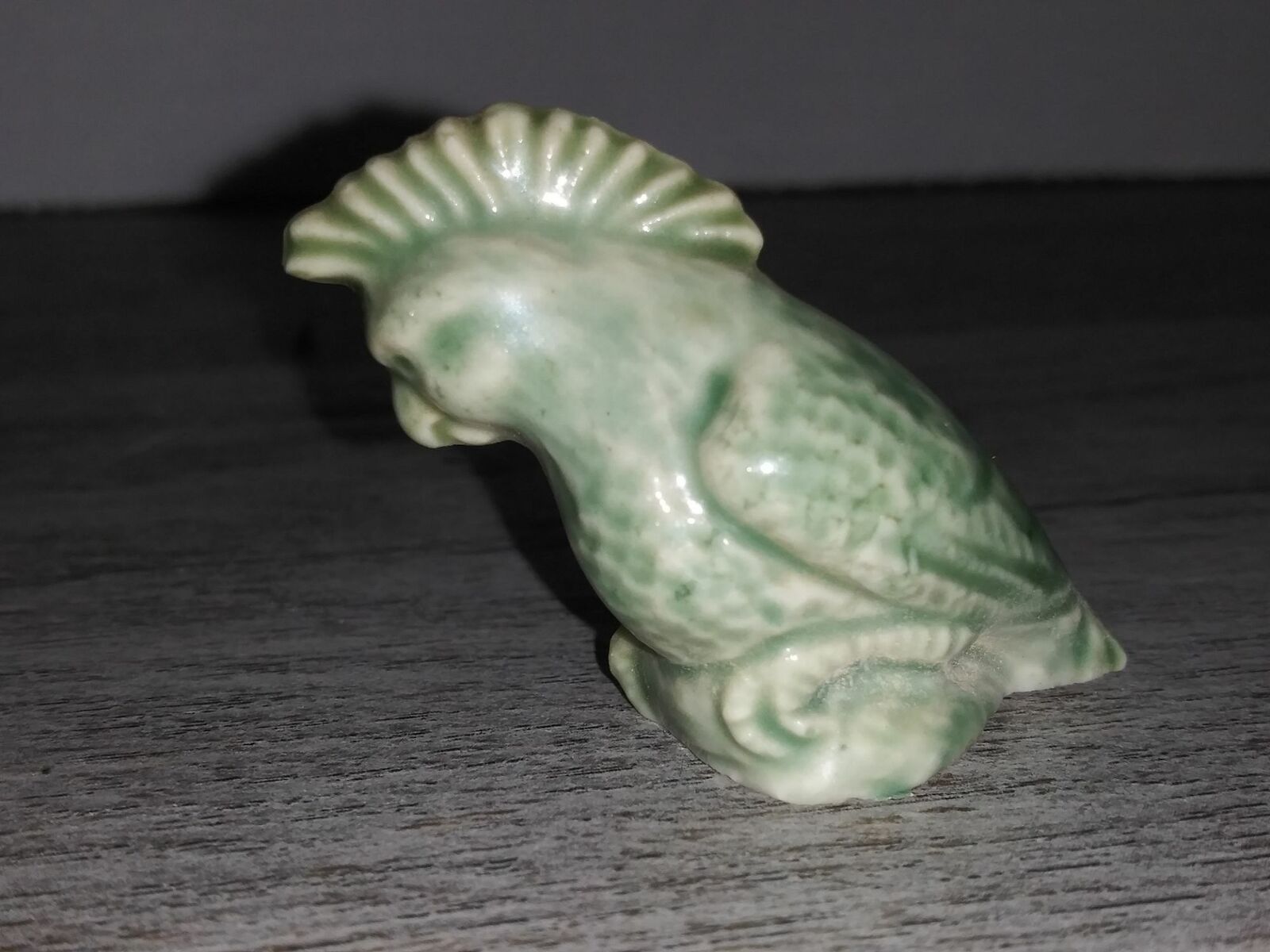 Wade Green Parrot Cockatoo Miniature Figurine