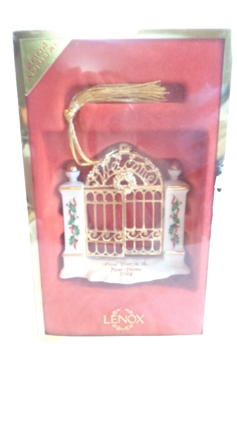 Lenox 2004 First Year In The New Home Christmas Ornament 3 1/4\