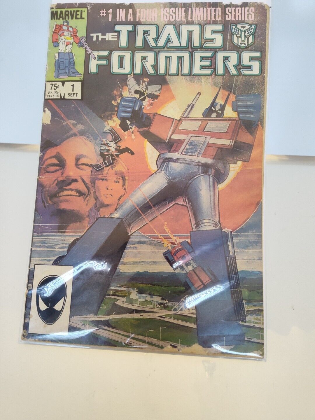 The Transformers #1 (Marvel, September 1984) PRICE FAIRLY.  