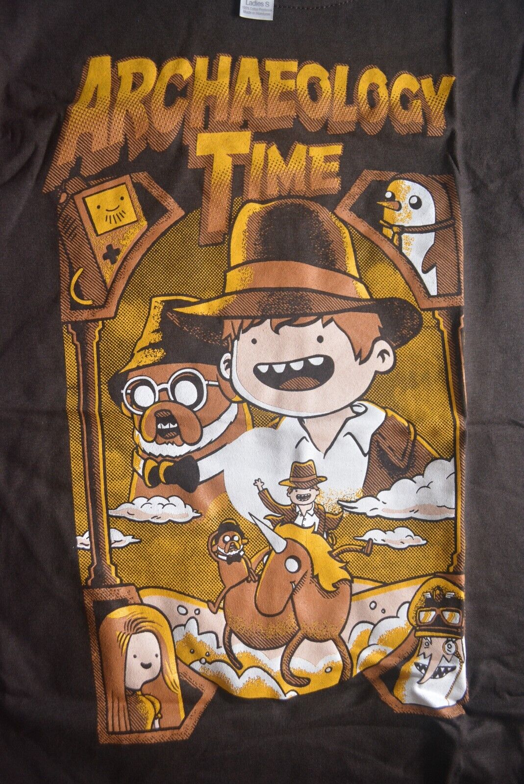 Women’s Adventure Time “Archaeology Time” T-Shirt Size Ladies Small
