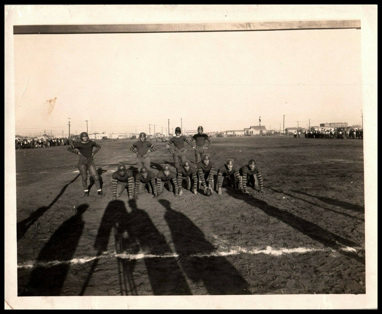 RARE 1925 John C. Fremont Senior High School FOOTBALL TEAM ORIGINAL PHOTO 535