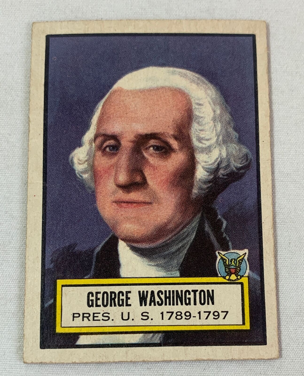 1952 Topps Look N See #9 ~ GEORGE WASHINGTON