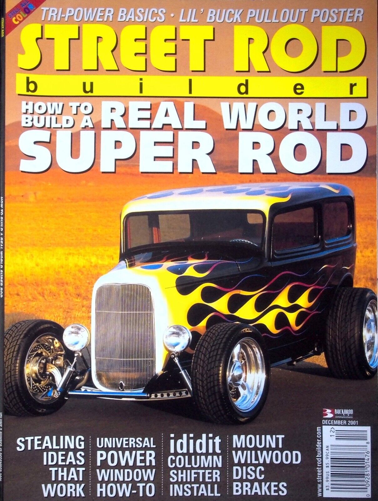 BUILD A REAL WORLD SUPER ROD - STREER ROD BUILDER MAGAZINE, DECEMBER 2001