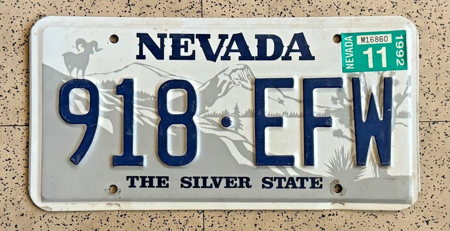1985, 1992, 1993 NEVADA license plates – ORIGINAL vintage antique auto tags