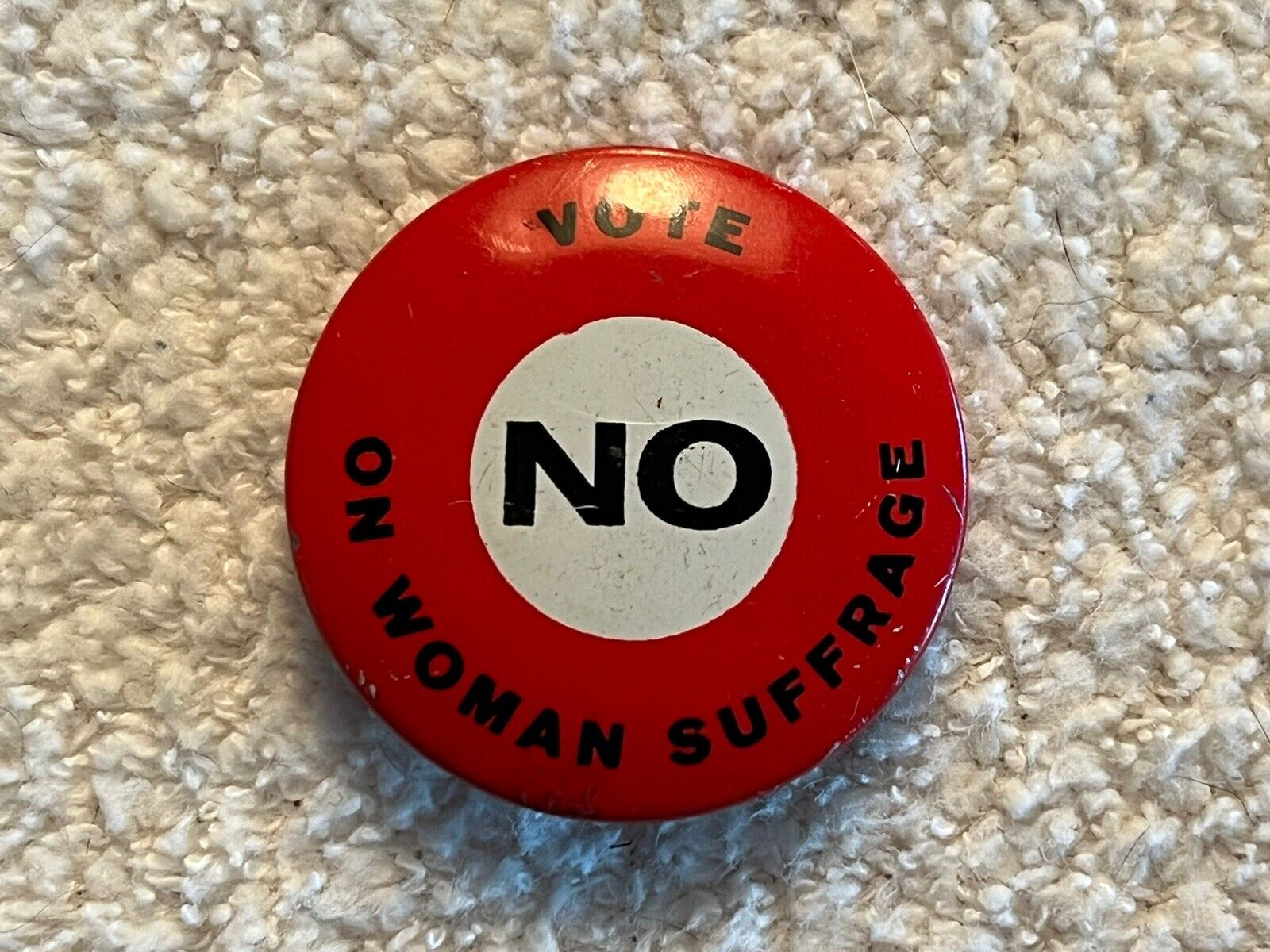 Vintage Rare Women’s Suffrage Pinback Button Civil Rights