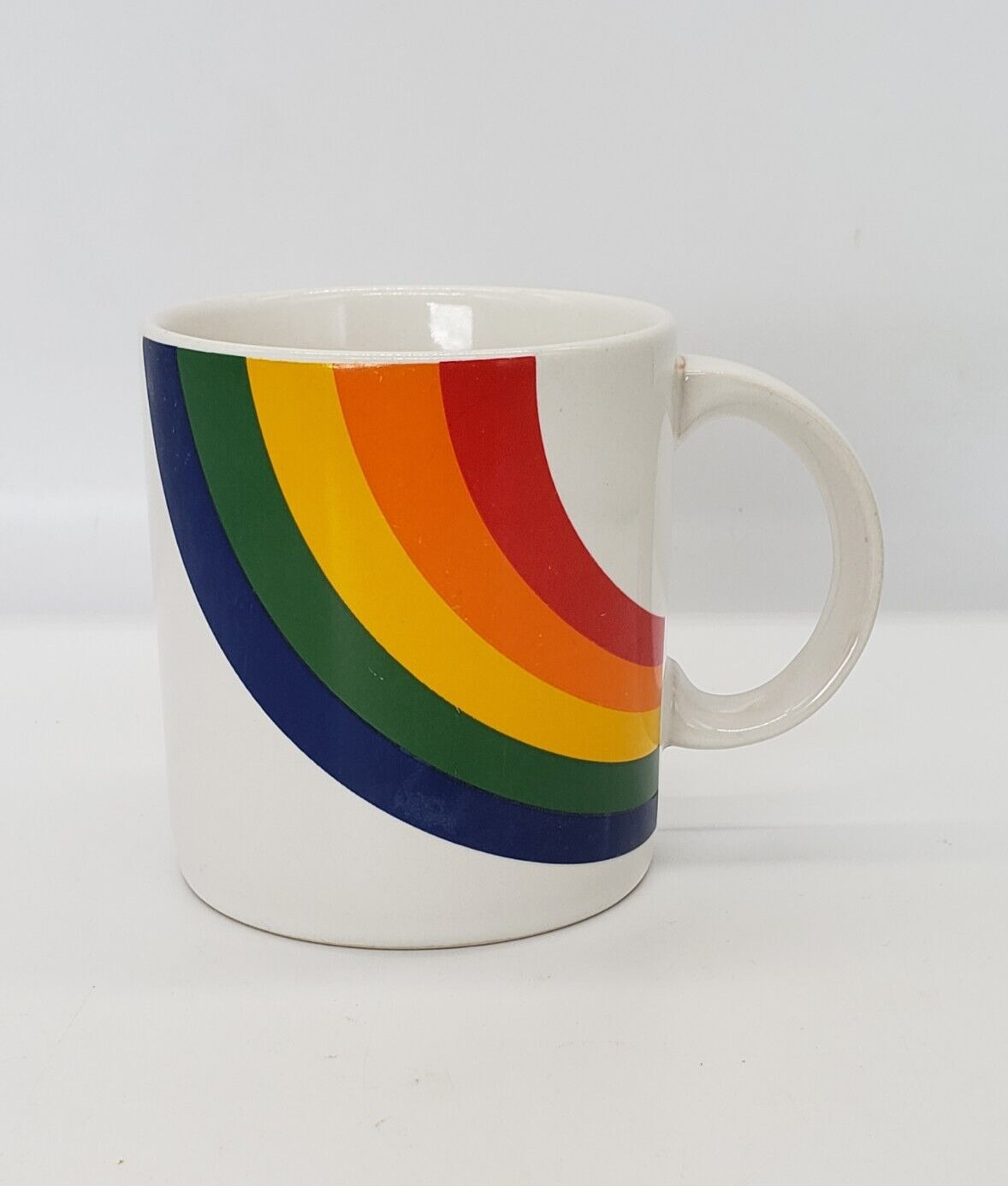 Vintage 80s Retro Rainbow Coffee Mug-11oz  1984 Mug