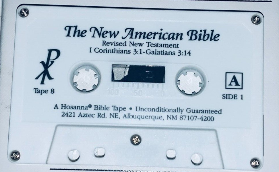 RARE Rev Ed OTNA Audio Bible Tape #8 Corinthians 3:1  -  Galatians 3:14 Replace