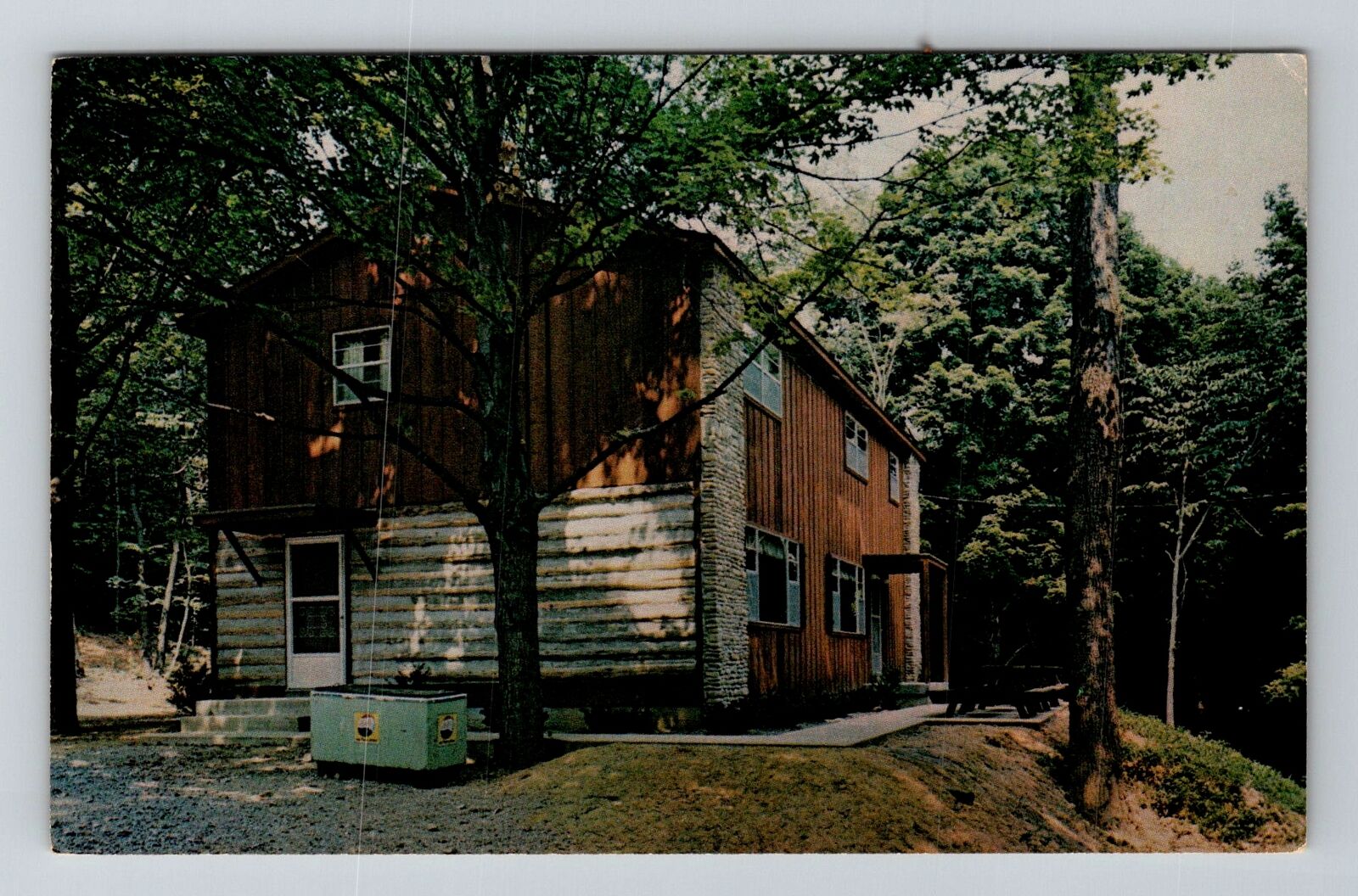 Brandenburg KY-Kentucky, Otter creek Park, Haven Hill Lodge, Vintage Postcard