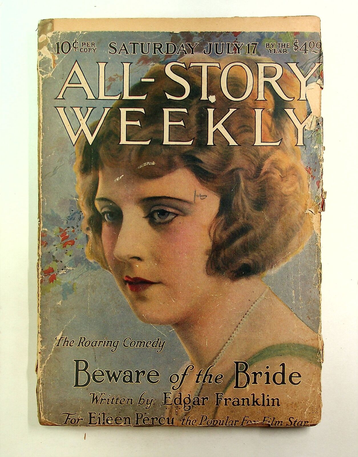 All-Story Weekly Pulp Jul 17 1920 Vol. 112 #3 PR