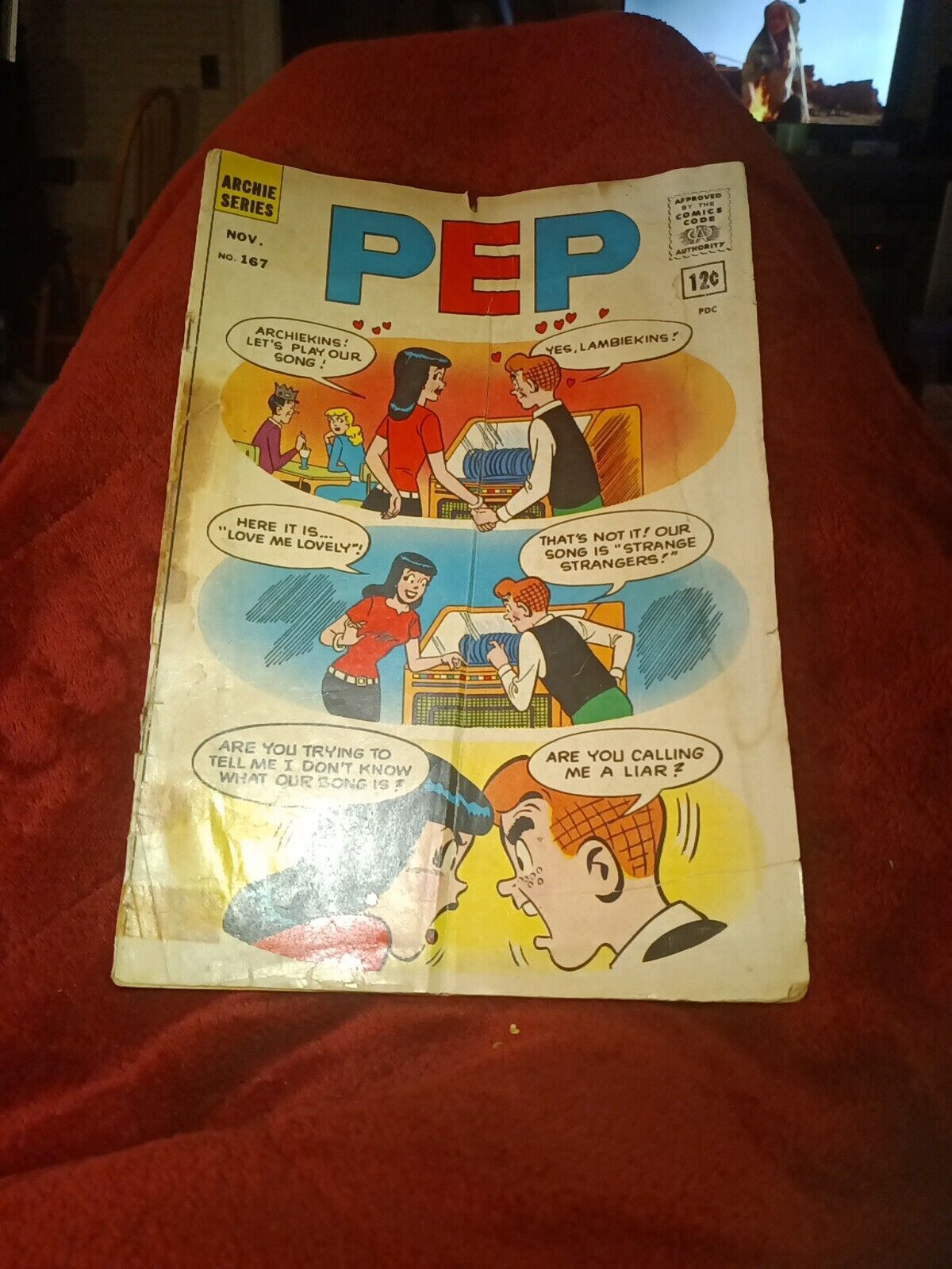 Pep #167 Archie comics 1963 silver age good girl art bettie and veronica jughead