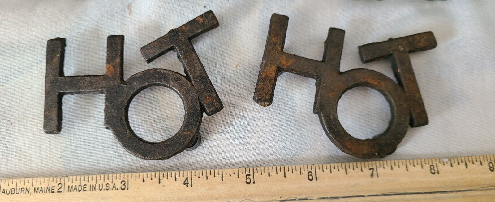 Set of Two Cast Iron HOT Trivets