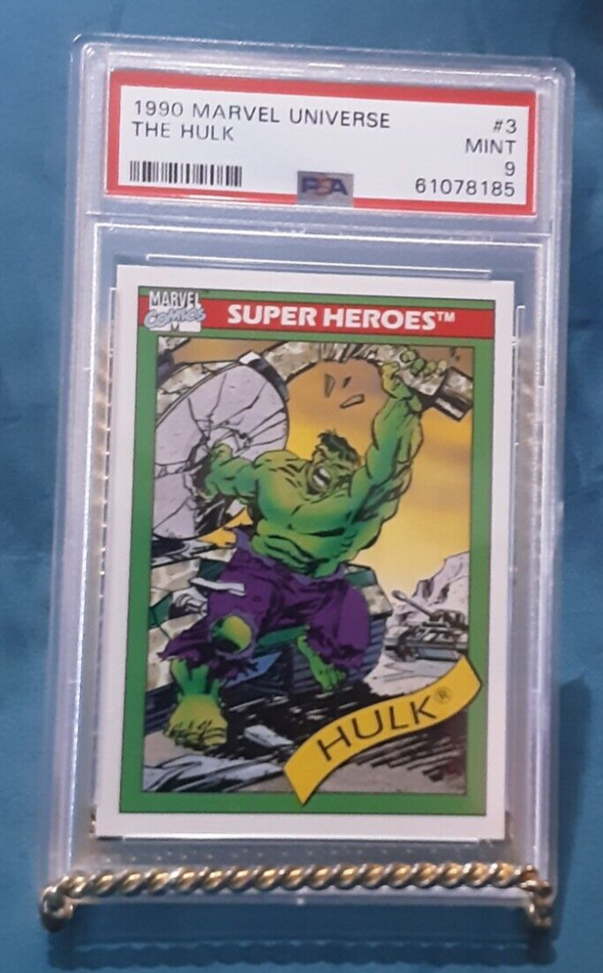 1990 Impel Marvel Universe #3 The Hulk PSA 9 MINT