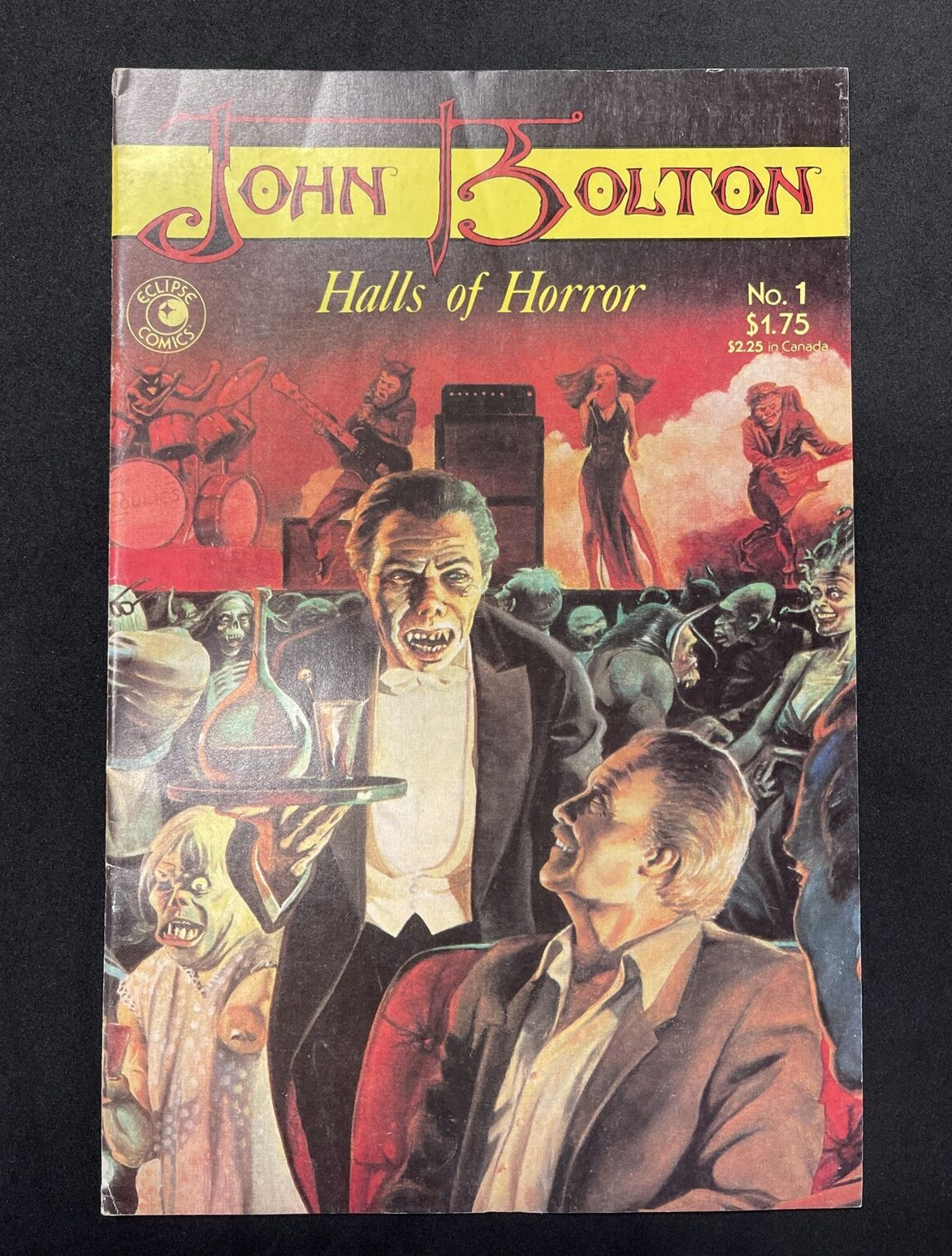 Halls of Horror #1 John Bolton\'s Eclipse Comics 1985