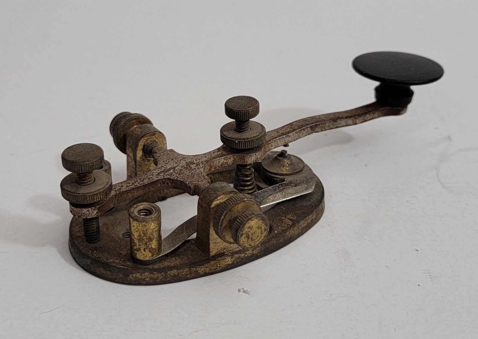 Antique Telegraph Key Morse Code Collectible Military Communication Tool