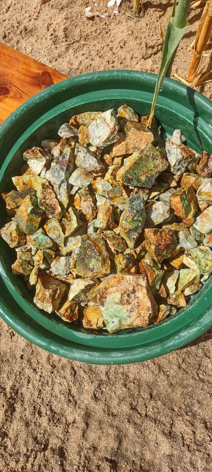 (5 Pounds) Gold Ore Copper Oxides Chalcopyrite Chrysocolla Red Keep Mine 
