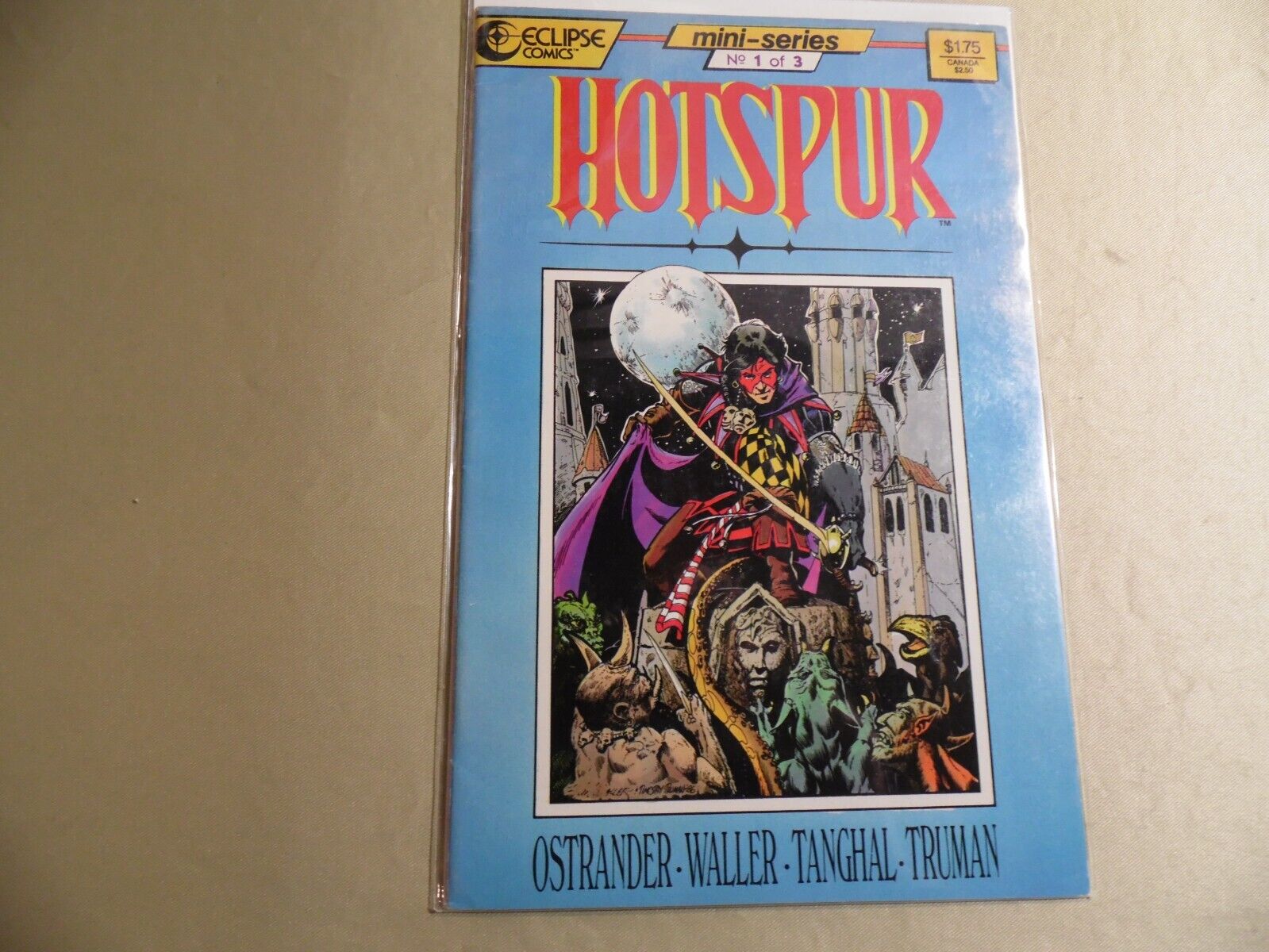 Hotspur #1 (Eclipse Comics 1987) Free Domestic Shipping