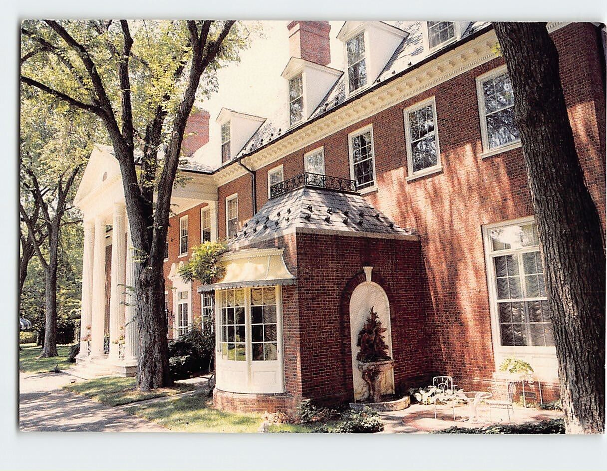 Postcard South Facade, Main House, Hillwood Museum, Washington, D. C.