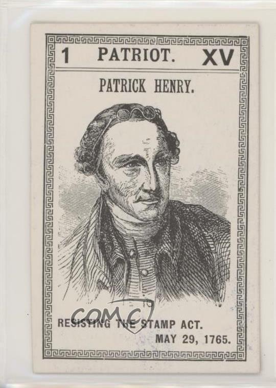 1891 Prof Godspeed The Game of American Patriots Patrick Henry #1 0w6
