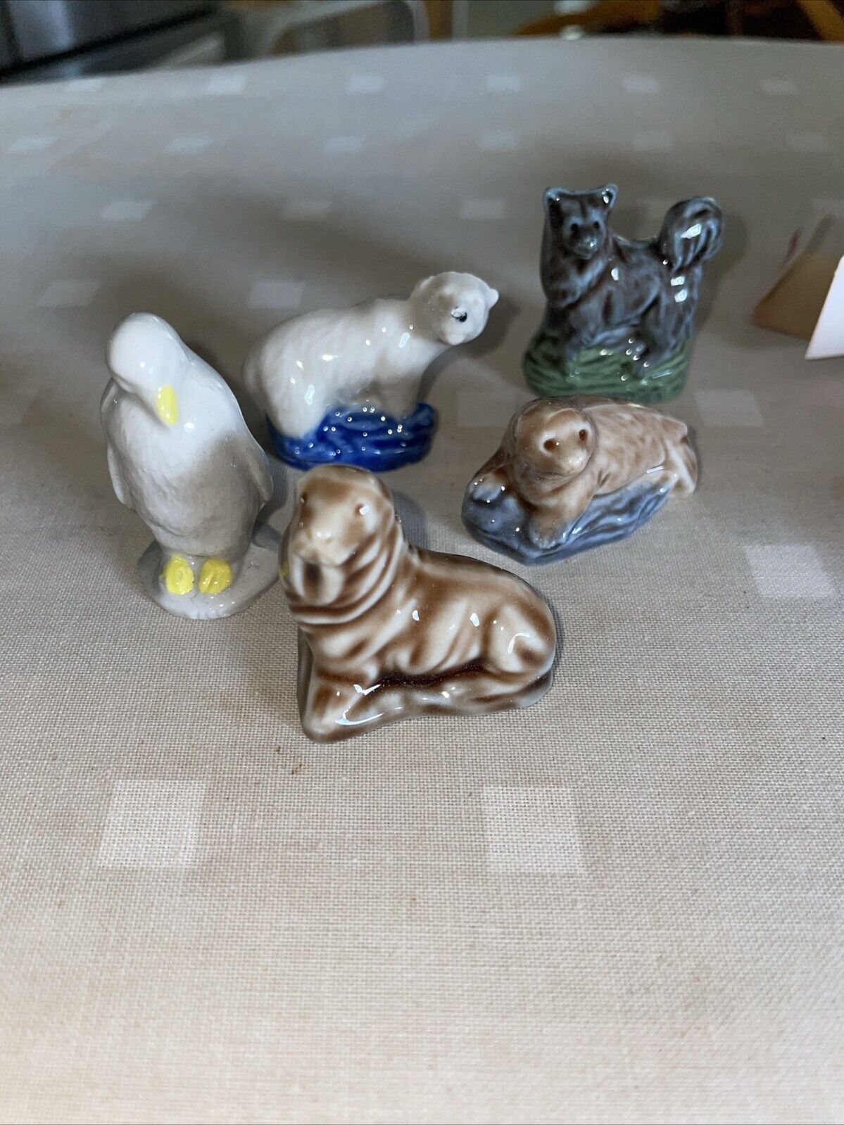 5 Wades Whimsies Arctic Animals In Original Boxes