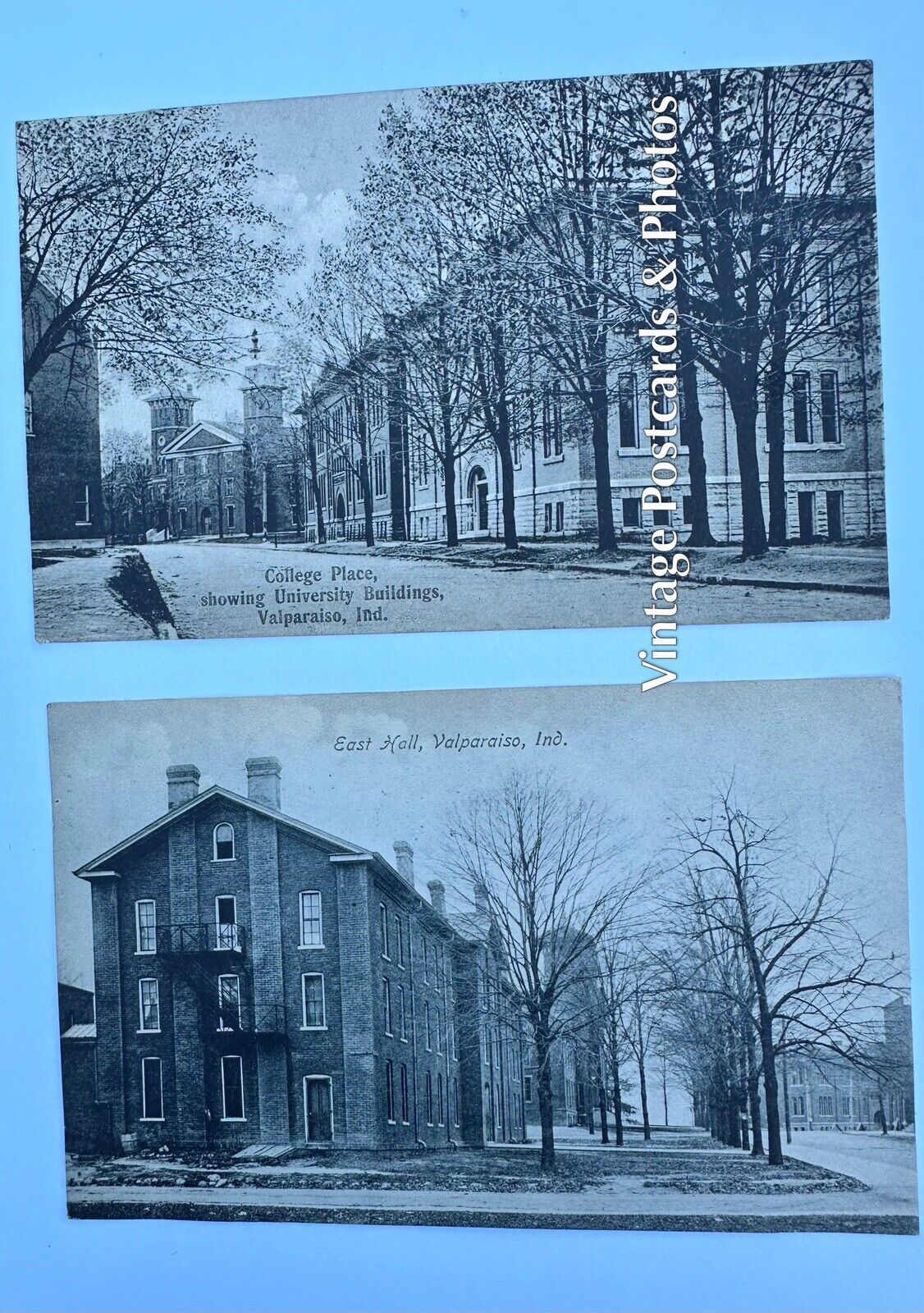 Valparaiso Indiana University Building College Place Postcards 1909 (2)