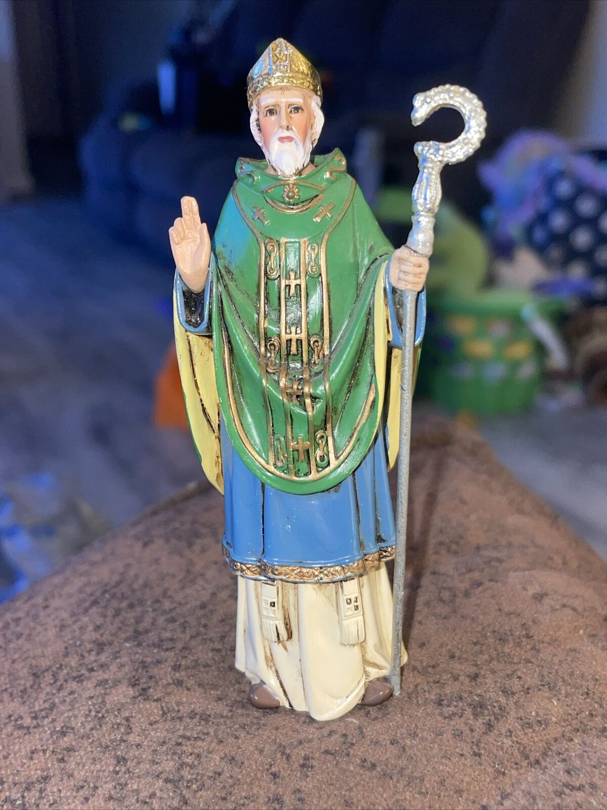 Joseph Studio Renaissance Catholic Saint Patrick Irish Bishop Religious Figurine