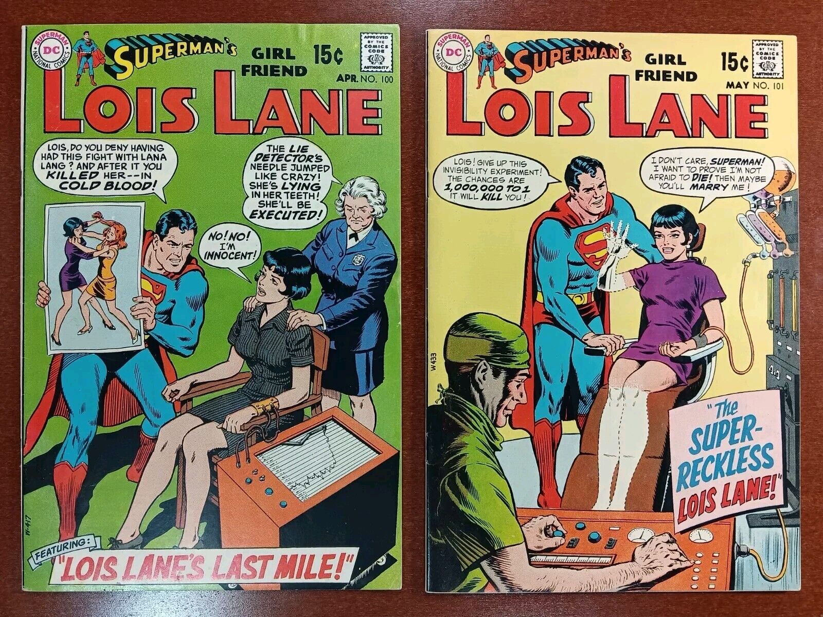 Lois Lane #100 and #101..1970..DC Comics..