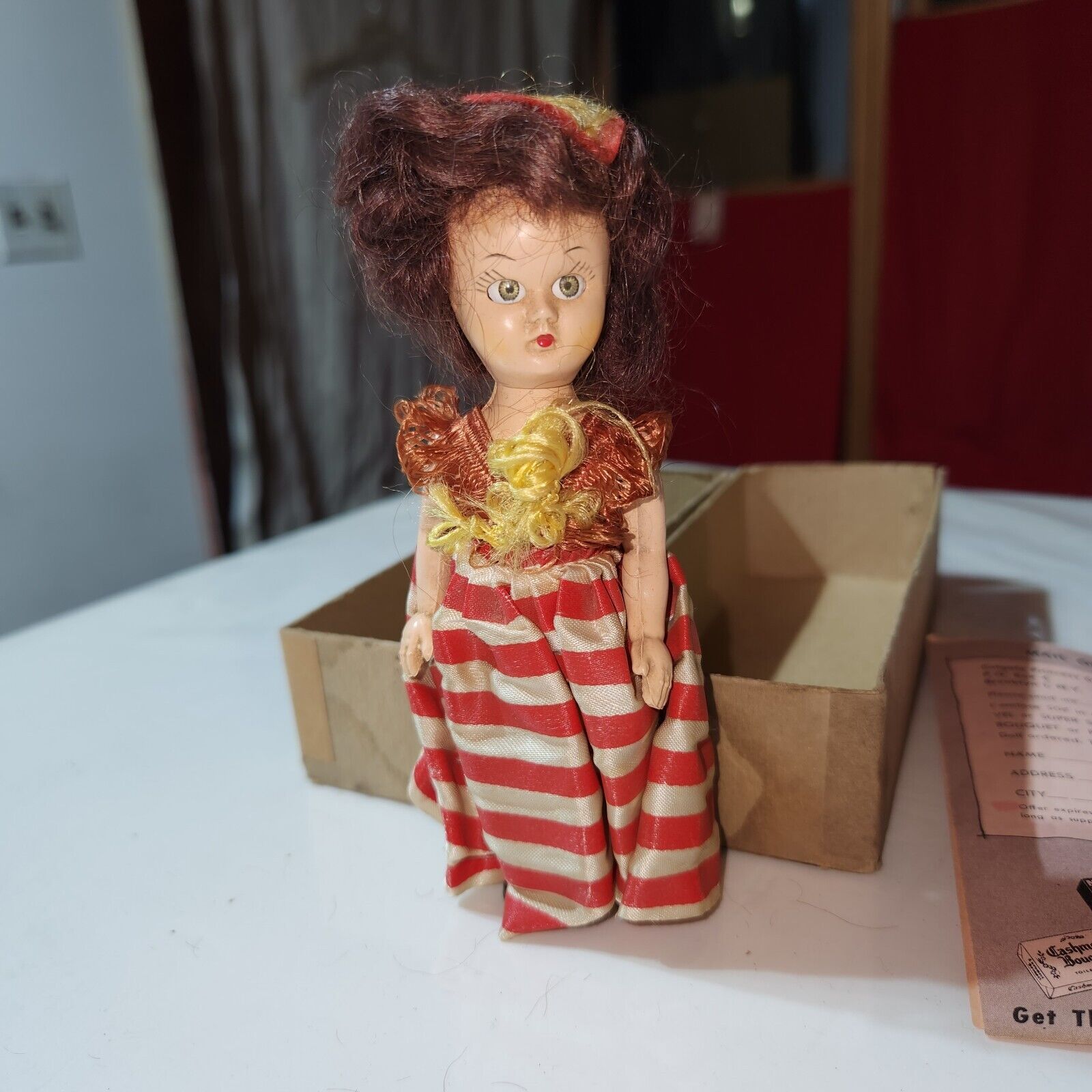 1950s Colgate Palmolive Princess Advertising Premium Doll w/ Original Box