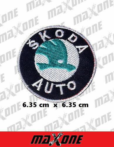 SKODA AUTO TOUR DE CYCLING SEW/IRON ON PATCH EMBROIDERED
