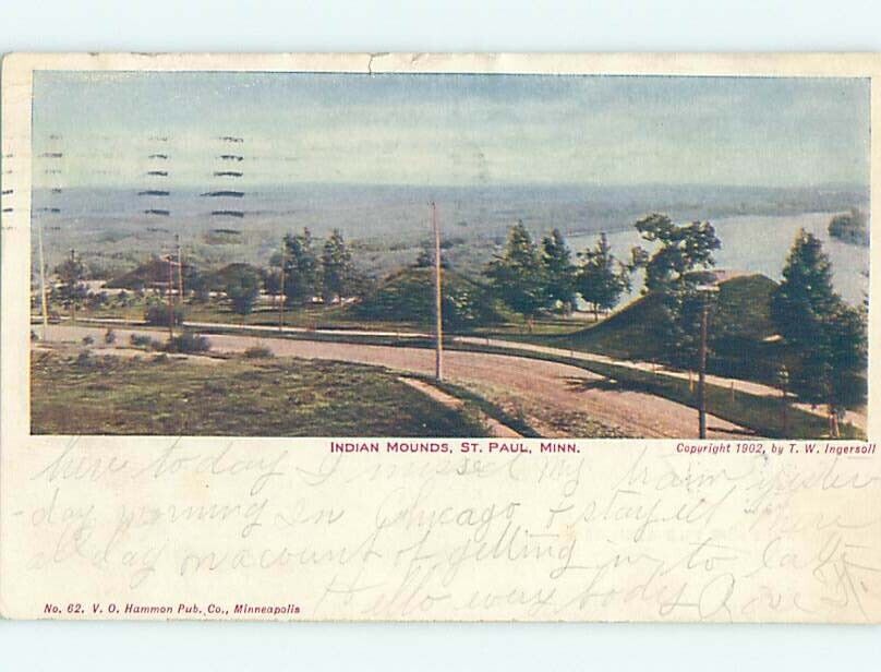 Pre-1907 INDIAN MOUNDS St. Paul Minnesota MN 7/8 A1465