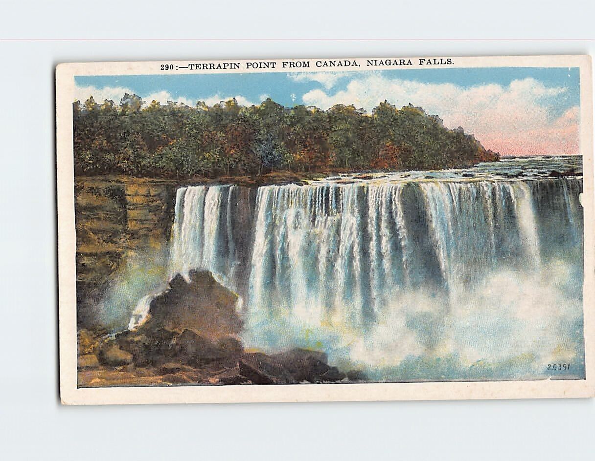 Postcard Terrapin Point Niagara Falls NY USA