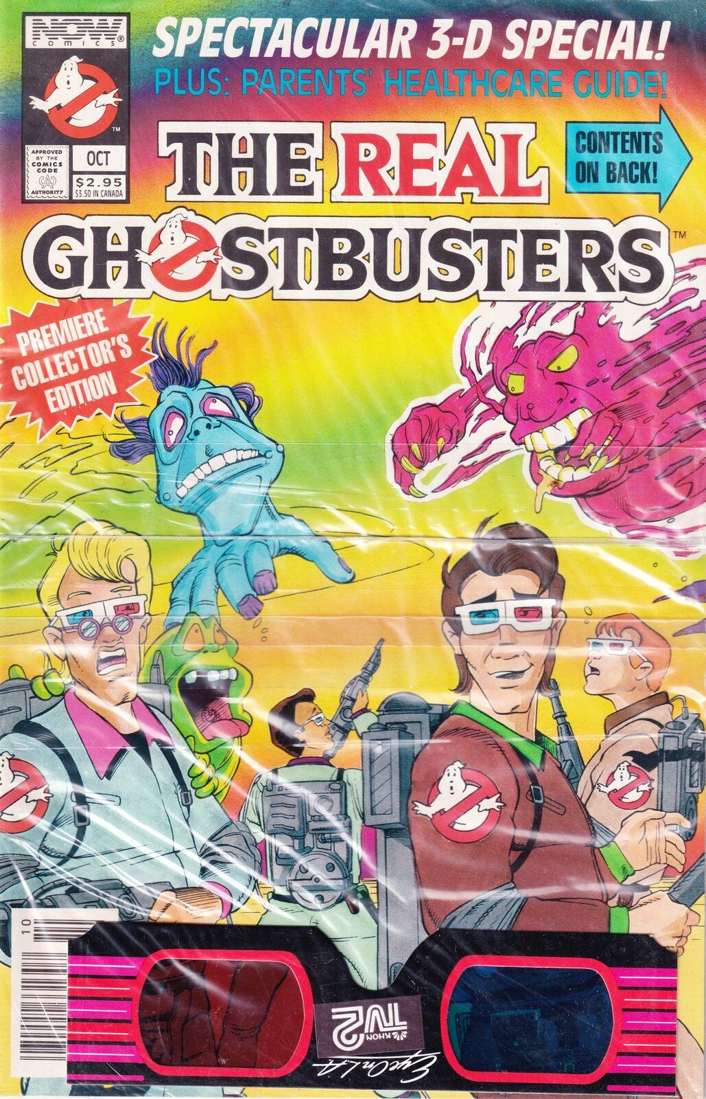 The Real Ghostbusters Spectacular 3-D Special #1 Polybagged Newsstand Now