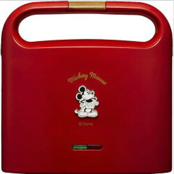 Disney Mickey Hot Sandwich Maker Red HSR-70A(RD) DOSHISHA Disney Mickey Hot
