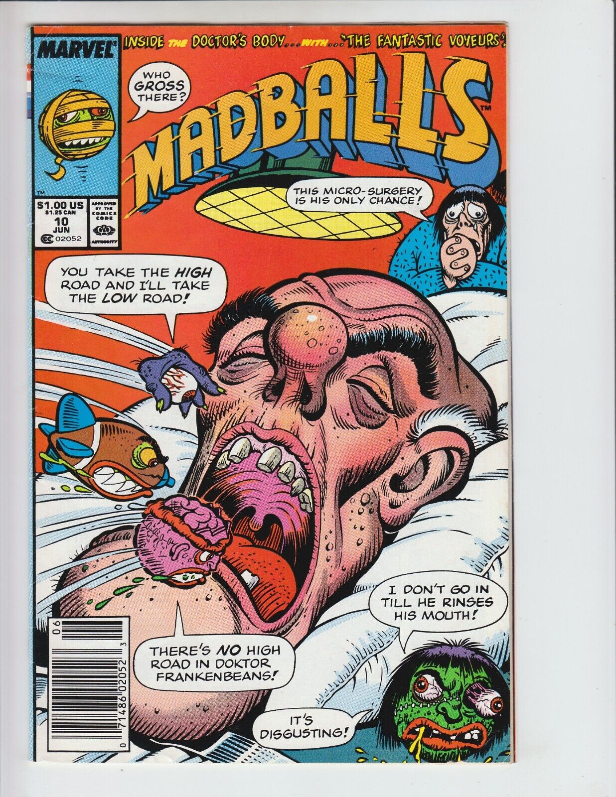 Madballs #10 (Newsstand) VG; Marvel | low grade - Last Issue Star - we combine s