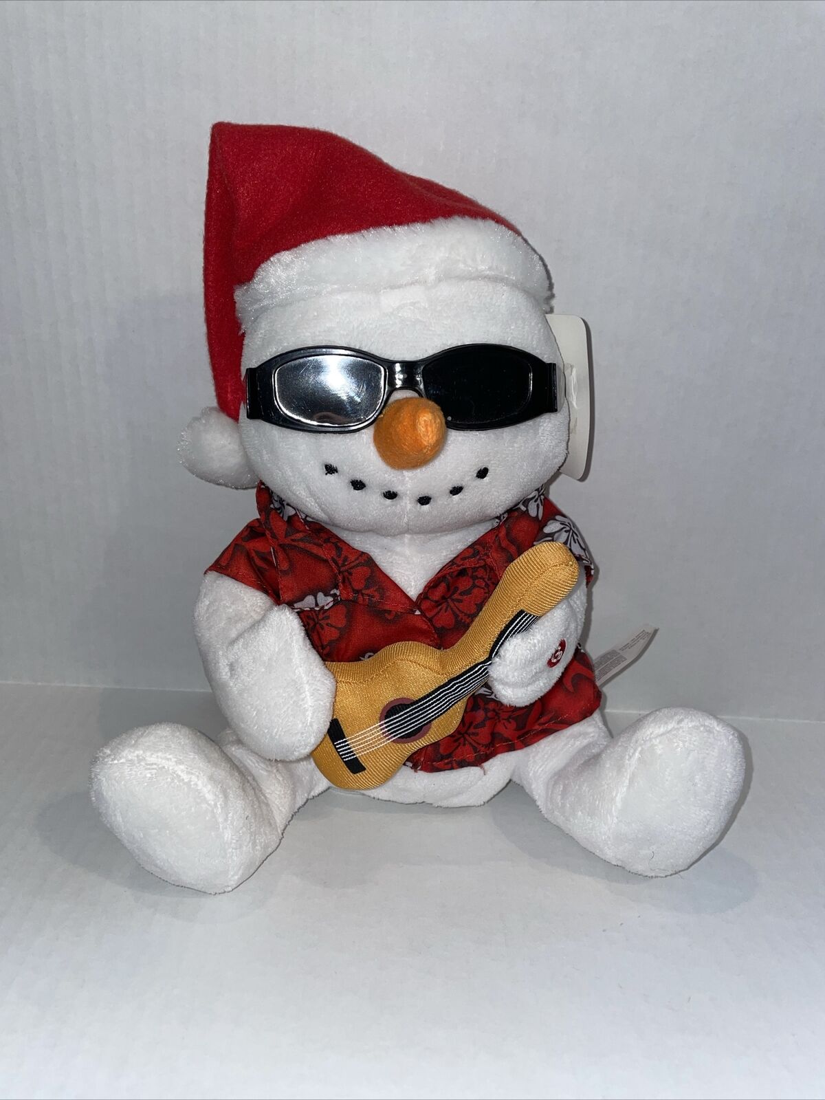 Gemmy Animated Ukulele Hawaiian Snowman Sings \