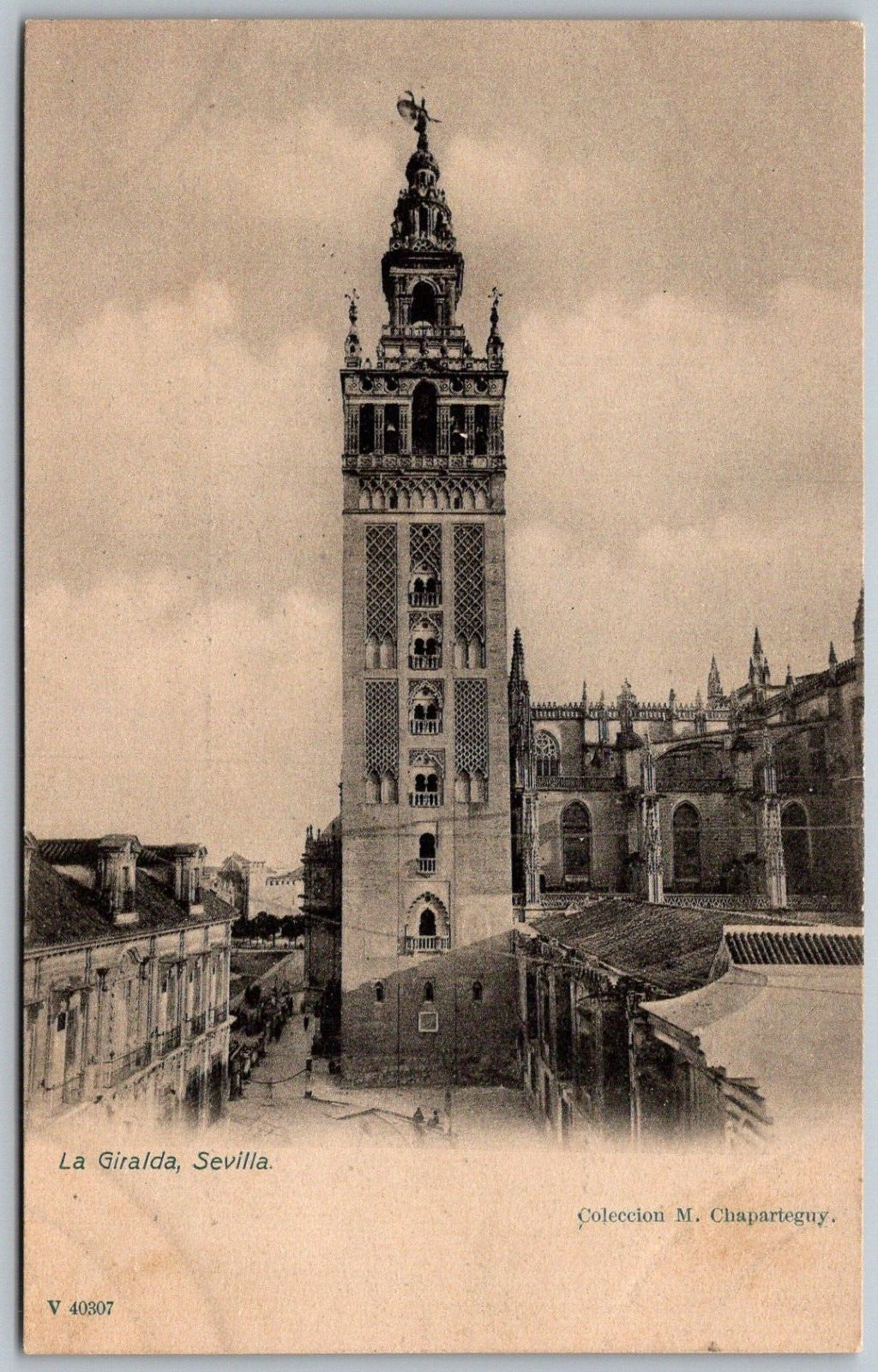 Seville Spain c1905 Postcard La Giralda Bell Tower