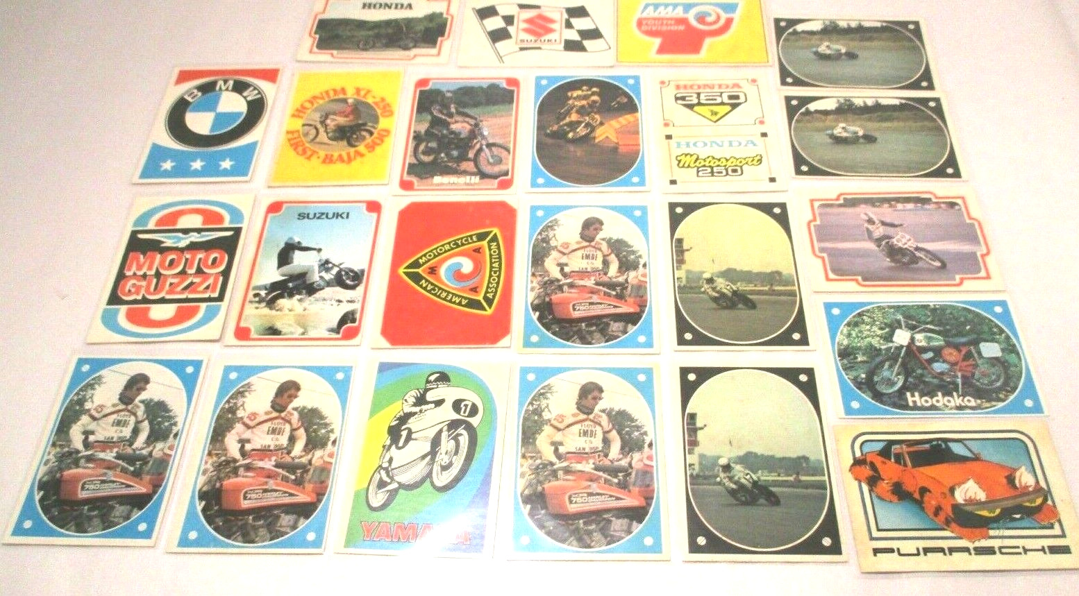 1972 Donruss AMA Racing Cards Lot of 46. VHTF