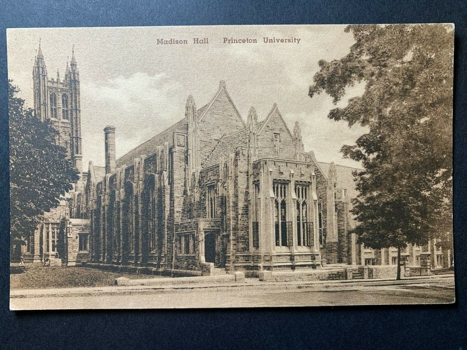 Postcard Princeton University NJ - Madison Hall - Rockefeller College Dining
