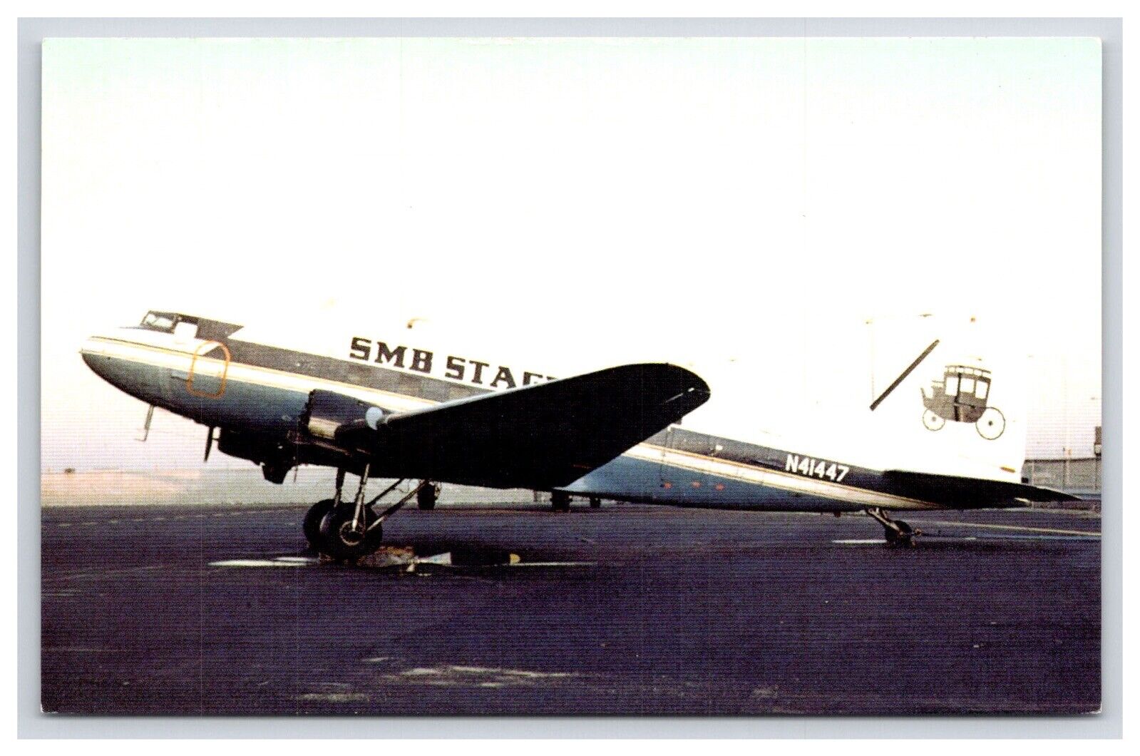 Postcard: Aircraft: SMB Stagelines (#1), Douglas DC-3 - Unposted