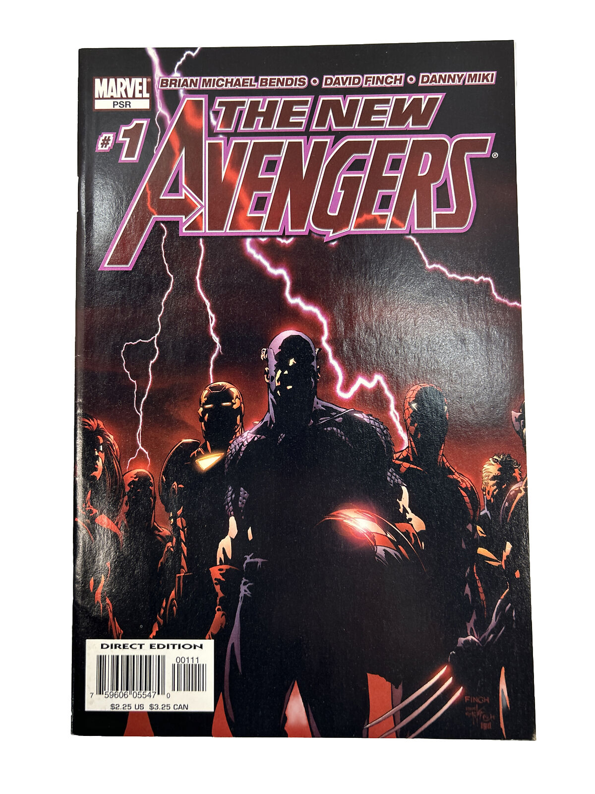 New Avengers #1 2005 Marvel Comics Comic Book Direct Edition