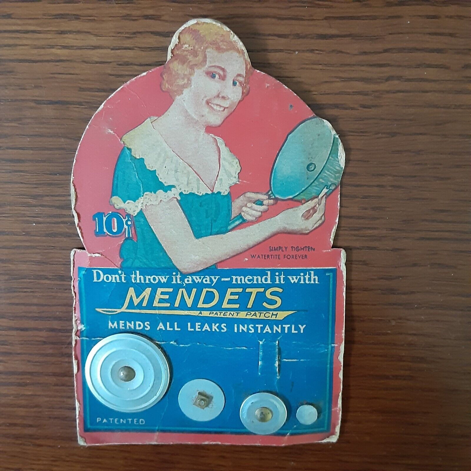 Vintage 1920s Mendets Kit Mends Pots & Pans Collette Mfg New