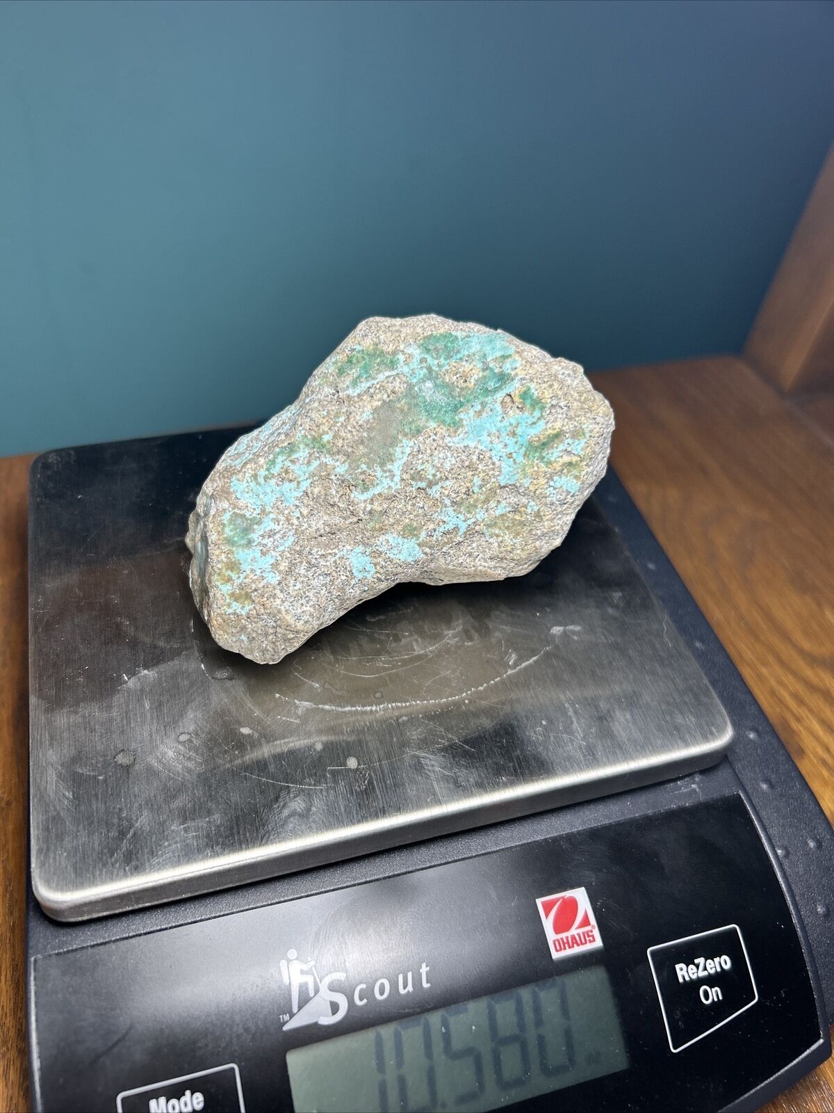 300 Gram 10.5oz Old Stock Turquoise Nugget HUGE A7