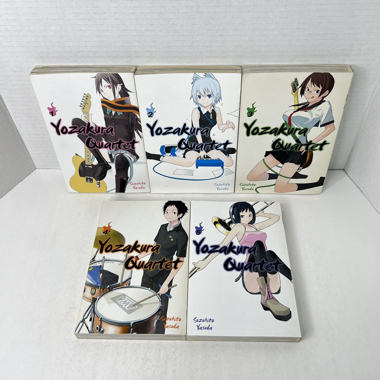 Yozakura Quartet English Manga Volumes #1-5 Set; Del Rey by Suzuhito Yasuda