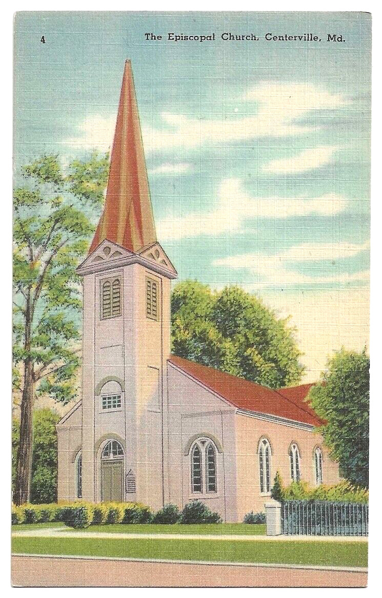 Centerville Maryland c1940\'s Episcopal Church, religion