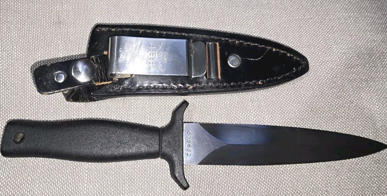 *RARE* Vintage Gerber Mark 1 Boot Knife W/ Original Sheath - Serial #079632